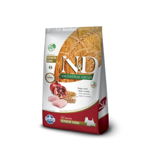 N&D ANCESTRAL GRAIN CANINE FRANGO SENIOR MINI