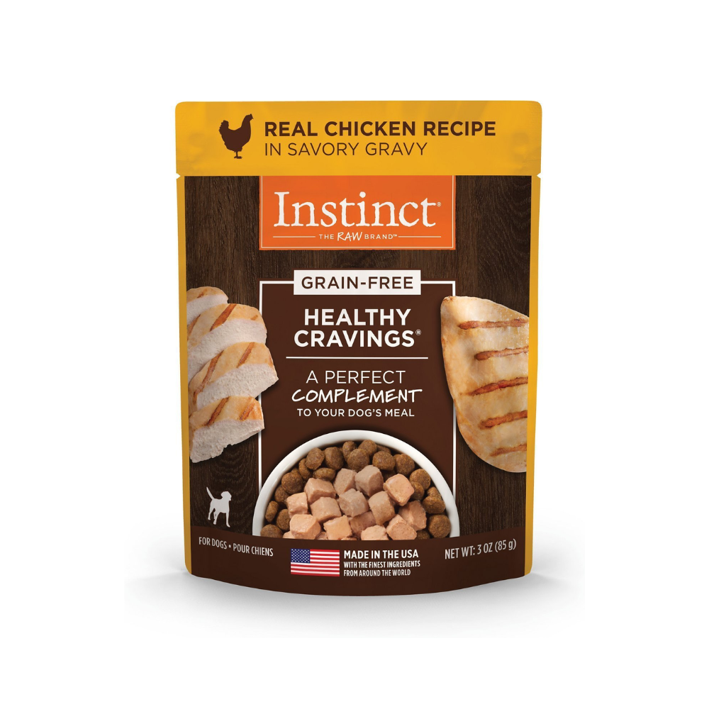 INSTINCT HEALTHY CRAVINGS CHICKEN FOR DOGS - POUCHES