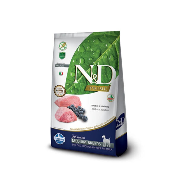 N&D PRIME CANINE CORDERO ADULT MEDIUM 2.5KG