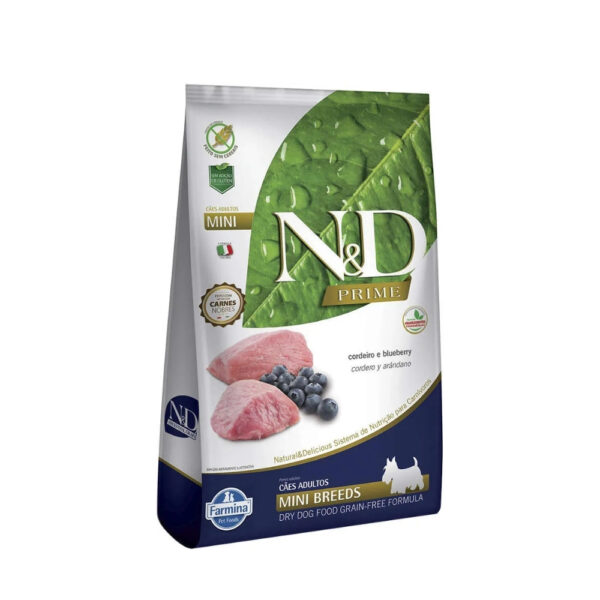 N&D PRIME CANINE CORDERO ADULT MINI 2.5KG