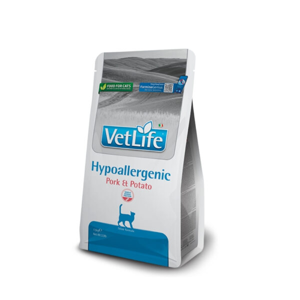 VET LIFE FELINE HYPOALLERGENIC PORK & POTATO 2KG