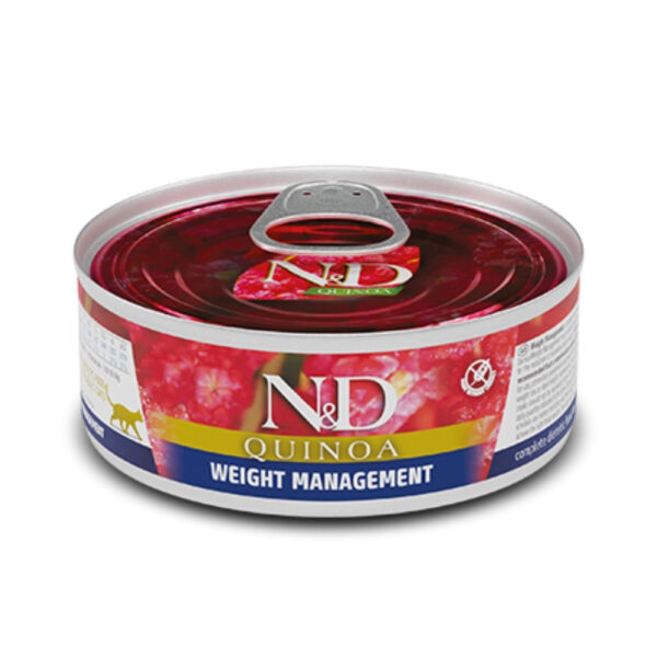 ALIMENTO HUMEDO PARA GATO EN LATA N&D WEIGHT MANAGEMENT 80GR