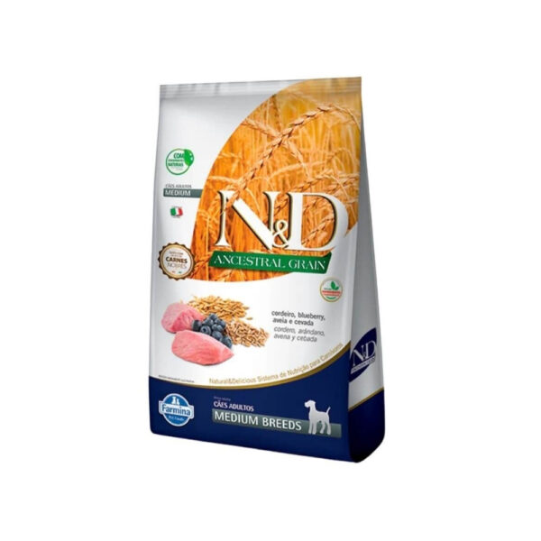 N&D ANCESTRAL GRAIN CANINE CORDERO ADULT MEDIUM