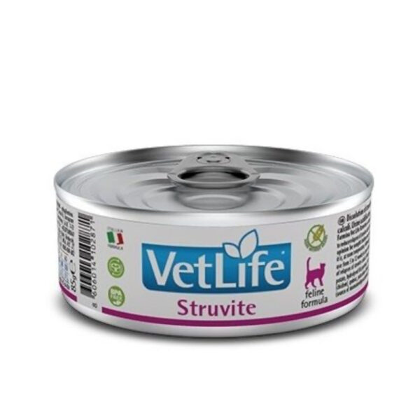 ALIMENTO HUMEDO PARA GATO EN LATA VET LIFE STRUVITE 85GR