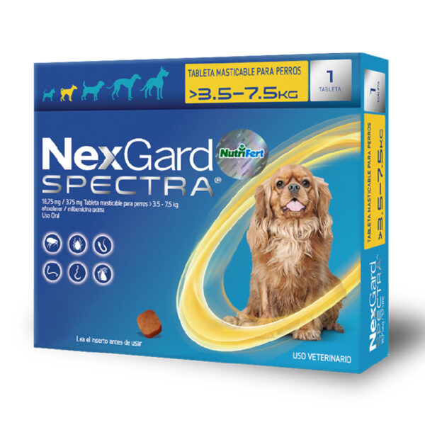 NEXGARD SPECTRA 3.6-7.5KG (S)