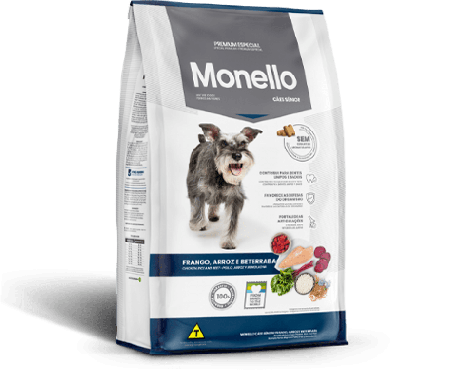MONELLO PREMIUM SENIOR – POLLO, ARROZ Y REMOLACHA