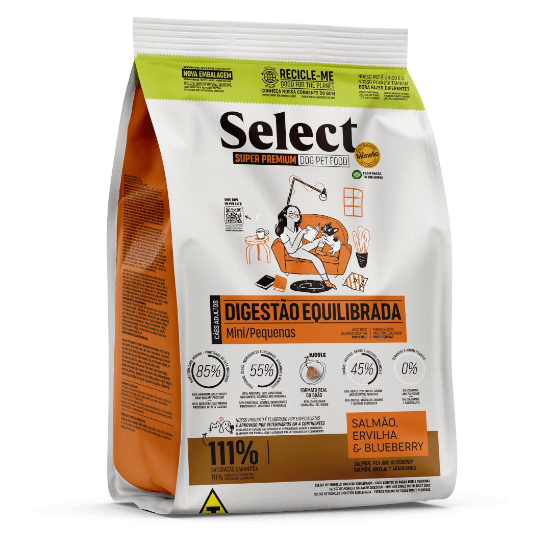 SELECT PERROS RAZAS MINI Y PEQUEÑAS DIGESTIÓN EQUILIBRADA
