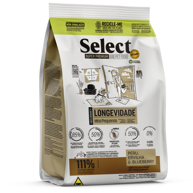 SELECT SENIOR 7+ RAZAS MINI Y PEQUEÑAS LONGEVIDAD