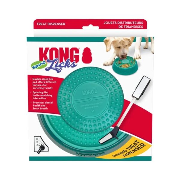 KONG LICKS SPINZ LARGE - CELESTE